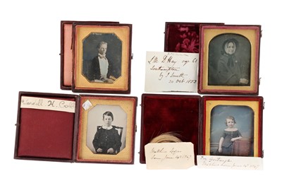 Lot 19 - 4 Daguerreotype Portraits (Named sitters)