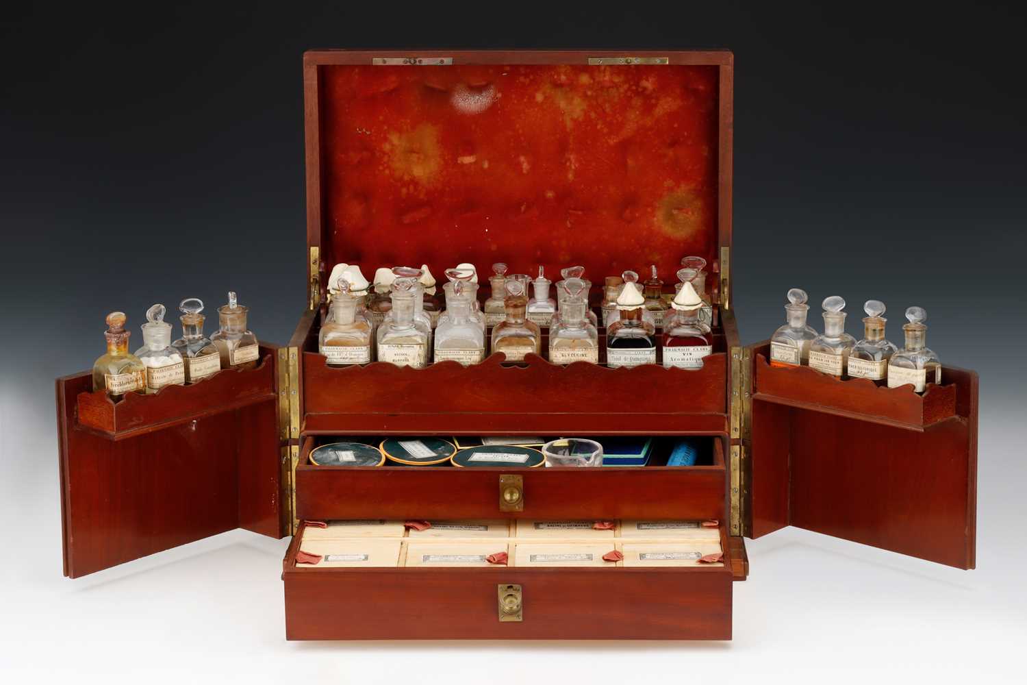 Lot 5 - A Substantial French Medicine Chest