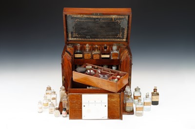 Lot 1061 - A Substantial Victorian Medicine Chest