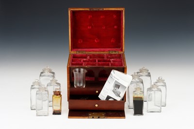 Lot 25 - Late 18th Century Satin Wood Medicine Chest, Irish Provenance