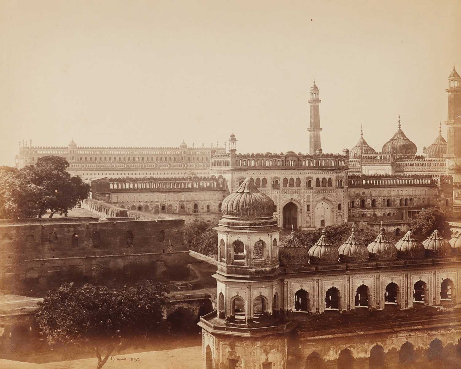 Lot 5 - The Great Imambarah at Lucknow, 1865, Photograph by Samuel Bourne