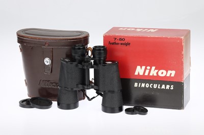 Lot 640 - Nikon Feather-Weight 7 x 50 Binoculars