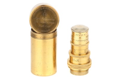 Lot 33 - An Important Powell & Lealand 1/10 inch N.A. 1.5 Objective 