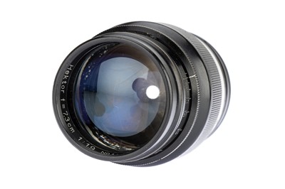 Lot 26 - A Leitz Hektor f/1.9 73mm Lens