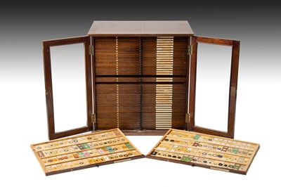 Lot 121 - A Very Large Cabinet of Good Microscope Slides