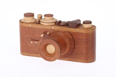 Lot 36 - * A Wooden Model of a Leica Ia Camera