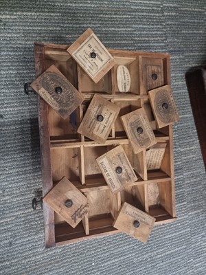 Lot 61 - An Apothecaries Cabinet of Bottle Labels
