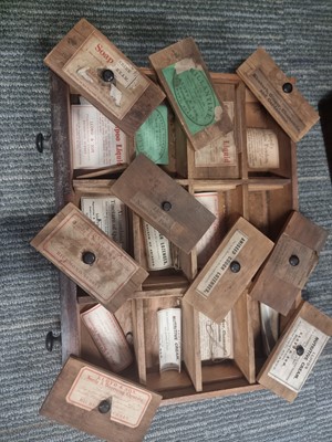 Lot 61 - An Apothecaries Cabinet of Bottle Labels