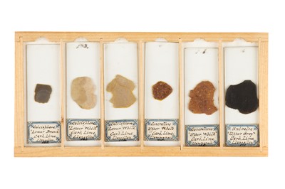 Lot 119 - A Small Cabinet of Geological Microscope Slides