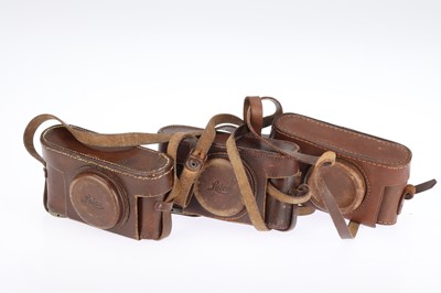 Lot 43A - * Three Leica Ever-Ready Cases