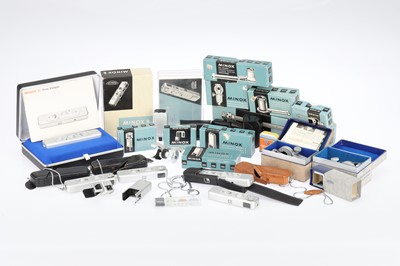 Lot 301A - * A Comprehensive Collection of Minox Cameras & Accessories