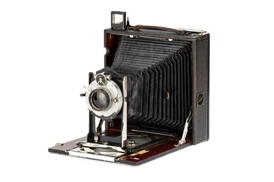 Lot 206 - A  Wünsche Excelsior (13x18) Folding Camera