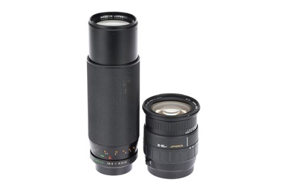 Lot 395 - A Yashica and a Sigma Zoom Lenses