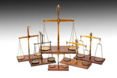 Lot 155 - A Collection of 6 County Inspectors Scales