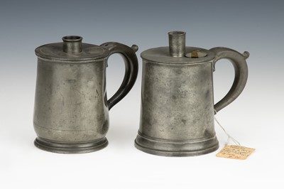 Lot 59 - 2 Pewter Mudge's Inhalers
