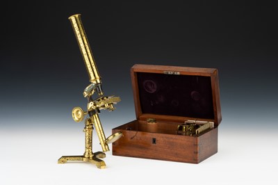 Lot 102 - An Early Achromatic Microscope By Casella & Co, London