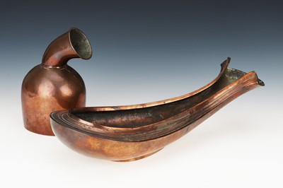 Lot 63 - A Rare French Copper bourdalou