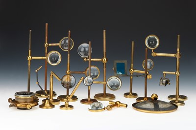Lot 110 - A Large Collection of Microscope Condensers