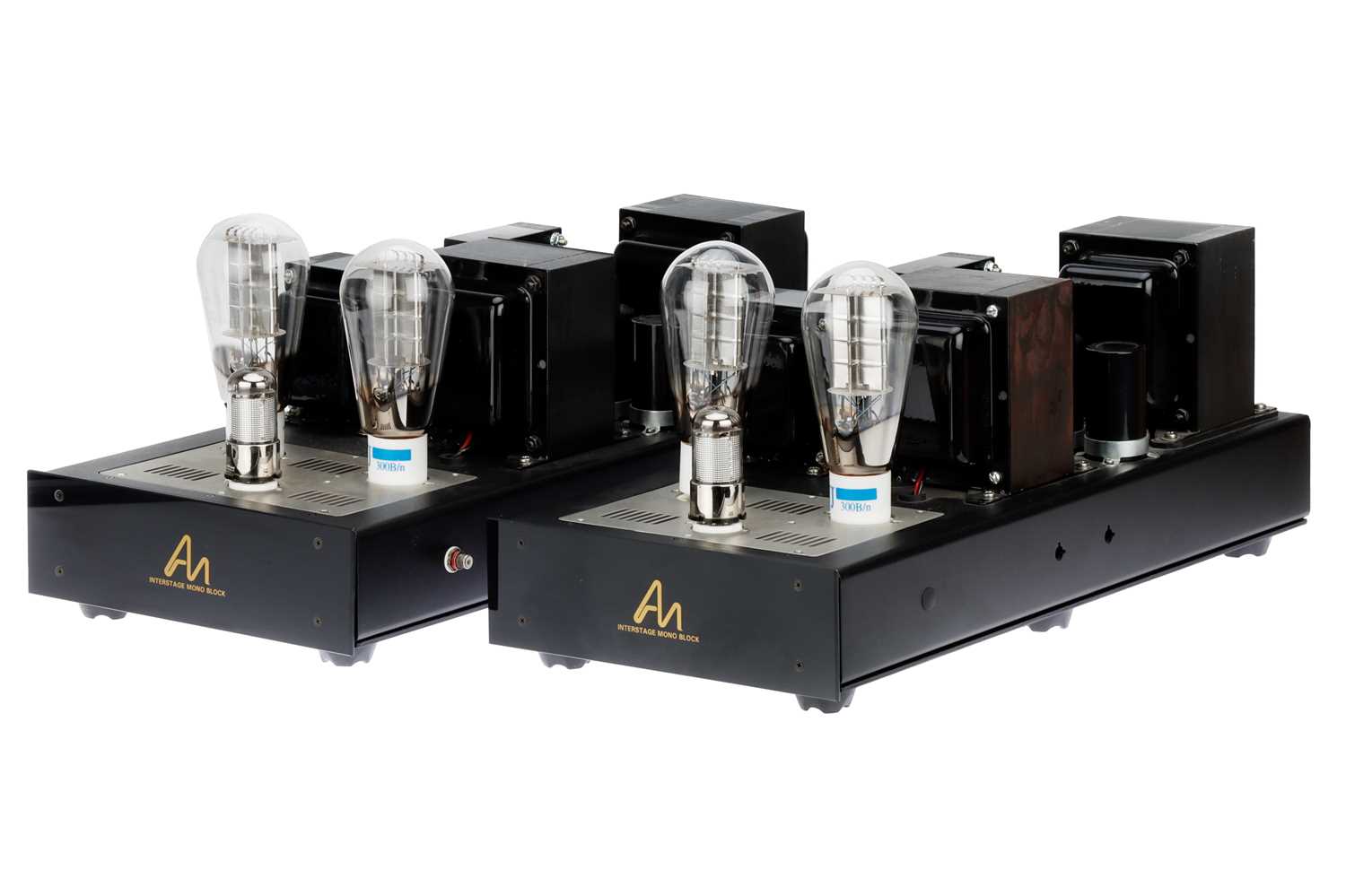 Lot 4 - A Pair of Audio Note 300b PSET Interstage Mono Block Valve Amplifiers
