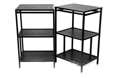 Lot 37 - A Pair of Hi-Fi Equipment Racks