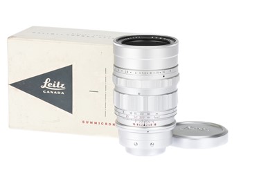 Lot 28 - A Leitz Canada Summicron f/2 90mm Lens