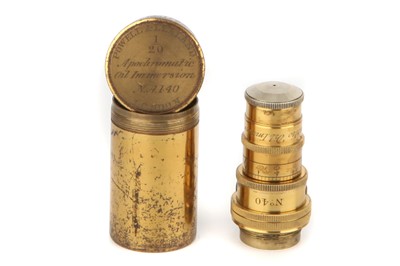 Lot 37 - A Powell & Lealand 1/20 inch Objective