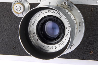 Lot 10 - A Leica III Rangefinder Camera