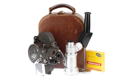 Lot 14 - A Victor Model 4 16mm Cine Camera and Pan Cinor Zoom Lens