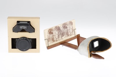 Lot 4 - Asahi Pentax Stereo Equipment