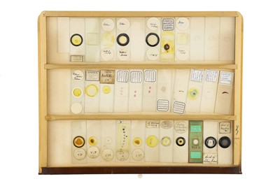Lot 152 - Large Cabinet of Microscope Slides