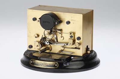 Lot 710 - Brass Stock Ticker Telegraph Machine