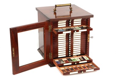 Lot 41 - Large Cabinet of Microscope slides