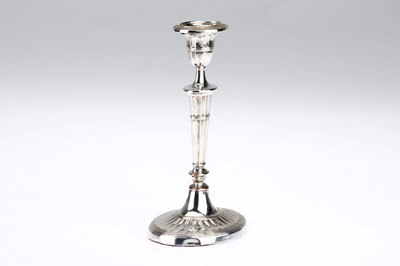 Lot 848 - White Metal Silver Candle Stick