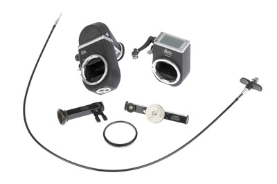 Lot 59 - A Group of Leitz Wetzlar Leica Visoflexes and Accessories