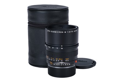 Lot 72 - A Leitz APO-Summicron-M ASPH. 75mm f2 Lens