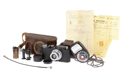 Lot 1 - A Leitz Wetzlar Leica II 35mm Rangefinder Camera