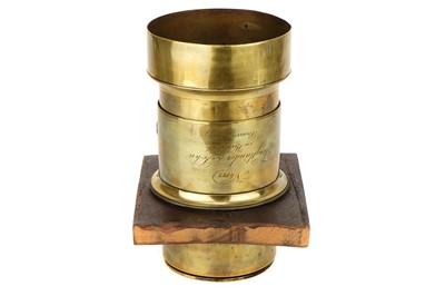 Lot 450 - A Voigtlander & Sohn Petzval Lens