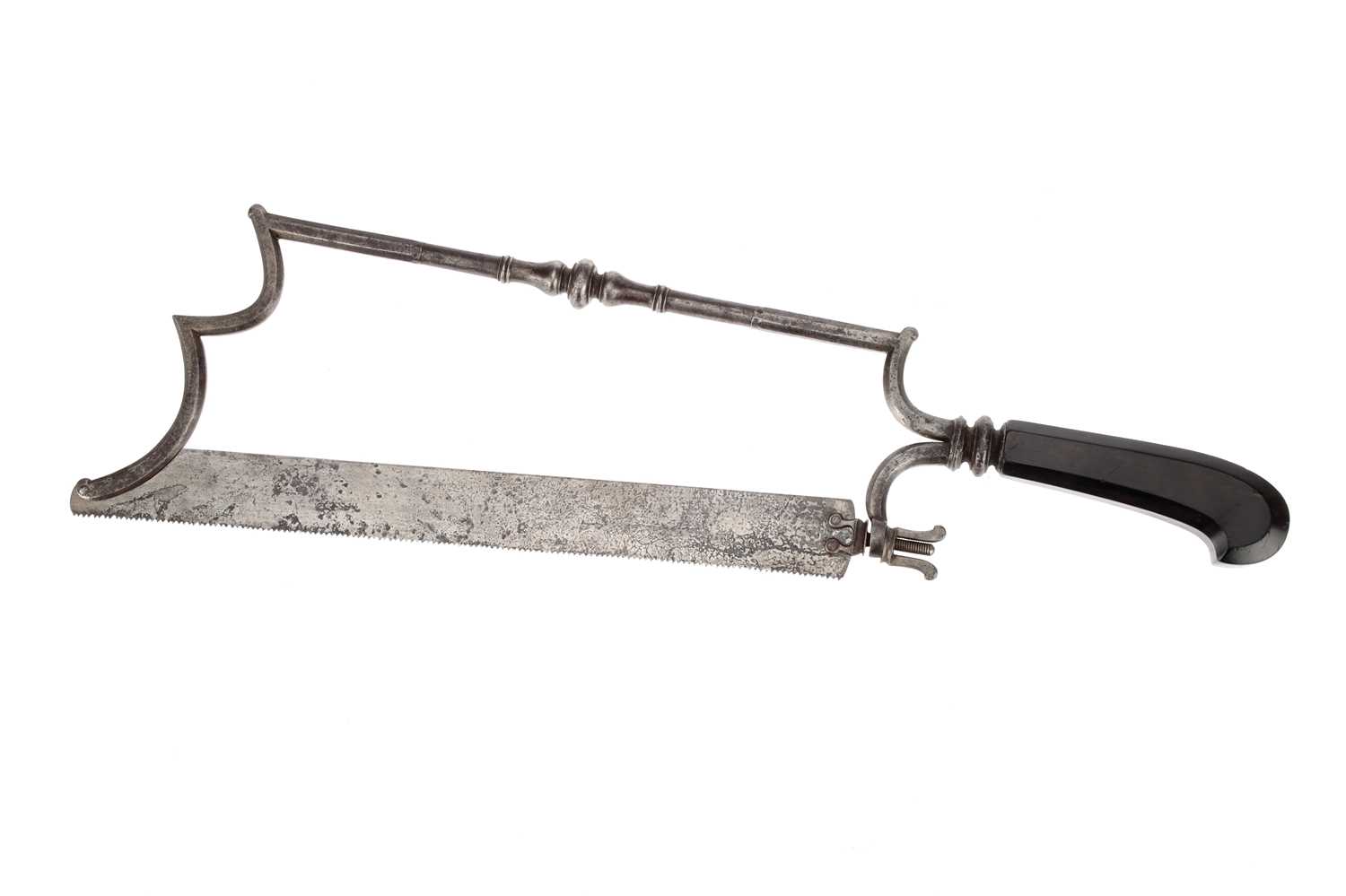 Lot 29 - A Fine & Large French Surgeons Amputation Saw