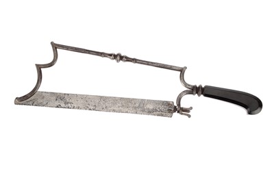 Lot 29 - A Fine & Large French Surgeons Amputation Saw