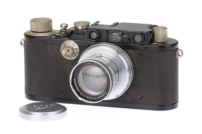 Lot 3 - A Black Leitz Wetzlar Leica III 35mm Rangefinder Camera