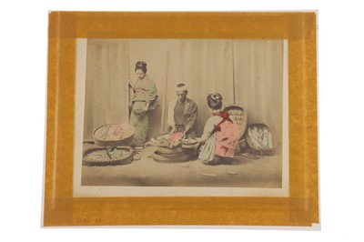Lot 52 - Japan. Sumo Wrestling, Albumen Print