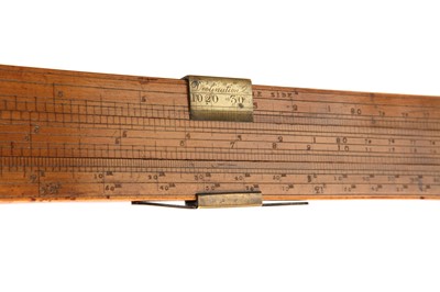 Lot 65 - A Rare Thomson's Lunar Corrector Slide Rule by Robert Bate
