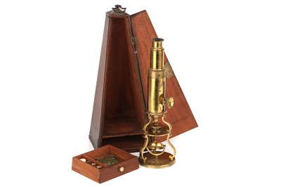 Lot 7 - A 19th Century Culpeper-Type Microscope