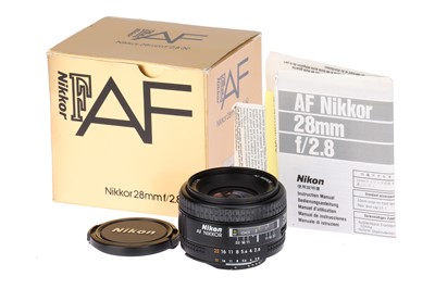 Lot 44 - A Nikon Nikkor f/2.8 28mm N Camera Lens