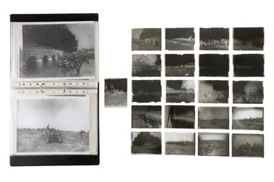 Lot 469 - Glass Plate Negatives. Military