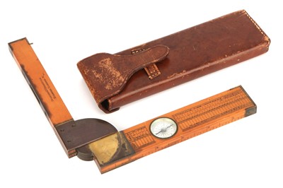 Lot 82 - A Boxwood Clinometer Rule by Stanley
