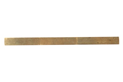 Lot 89 - A Fine Naval Gunter’s Rule with Gunner's Scales 