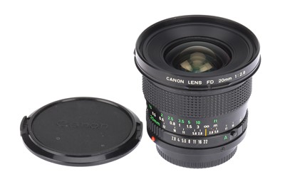 Lot 100 - A Canon Lens FD f/2.8 20mm Camera Lens