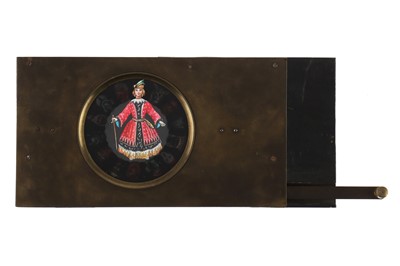 Lot 69 - An Impressive Mechanical Magic Lantern Slide of a Magician With Changing Heads
