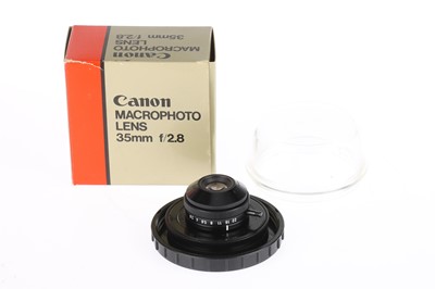 Lot 249 - A Canon Macro Photo f/2.8 35mm Lens